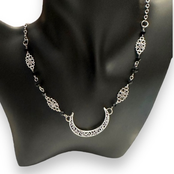 4/$25 - 
 Simple Hanging Crescent Moon Chain - Picture 3 of 4